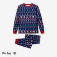 thumbnail image 2 of Paw Patrol Christmas Pajamas for Women Set Family Matching Pjs for Couples 2 Piece Long Sleeve Top and Pants Set with Socks Holiday Loungwear Sleepwear Women XL, 2 of 8