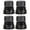 4pcs, variant on JUANCHENG 34 Inch GHT to 12 Inch NPT Female Bulkhead Fitting for Pools and Sinks