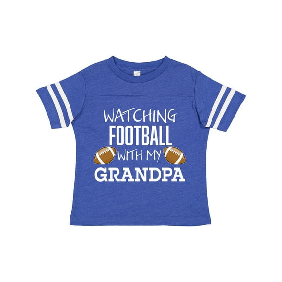 Inktastic Watching Football with My Grandpa Boys or Girls Toddler T-Shirt