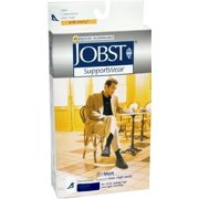 JOBST SupportWear Socks For Men Knee High 8-15 mmHg Navy Large 1 Pair