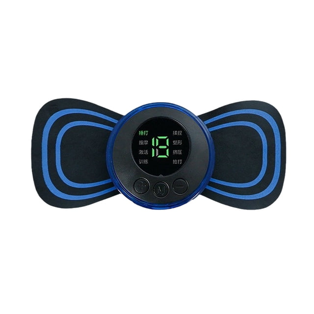 Rechargeable Cervical Neck And Shoulder Massage Patch With USB Charging, LED Display, Washable Head, And 5 Intensity Levels