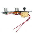 thumbnail image 4 of EeaseCA 3 Way Wired Loaded Prewired Control Plate Harness Switch Knobs for TL Guitar Parts GE205 (Silver), 4 of 7