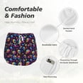 thumbnail image 4 of Hirioo rainbow color Skull mushroom for Women's Double Layer Athletic Shorts High-Performance Gym Shorts with Inner Pocket, Elastic Waistband-Small, 4 of 7