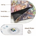 thumbnail image 6 of Brown Turtle Coastal Area Rugs 2.7'x5', Washable Small Throw Rugs for Kitchen Bedroom, Summer Beach Coral Seahorse Botanical Indoor Outdoor Rug Non-Slip Low Pile Carpet Runner Reversible Floor Mats, 6 of 8