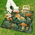 thumbnail image 6 of Cute Witch Frog Outdoor Picnic Blanket, Foldable Waterproof Beach Mat, Portable Beach Blanket for Beach Camping, Hiking, Family Concerts, 6 of 7