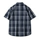 thumbnail image 2 of Blusa y camisa de manga corta con cuello vuelto para hombre, versátil, a la moda, con bolsillos y botones, camisa de manga corta con cuello vuelto para hombre, abrigo de poliéster, 2 of 2