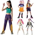 thumbnail image 2 of Pop Singer Costume for Girls, POP Group Costume for Kids, party Stage Star Cosplay Dress Up, 2 of 6