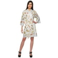 thumbnail image 2 of Moomaya Short Printed Crossover&nbsp;Kimono&nbsp;Robes&nbsp;For Girls Nightwear Dressing Gown, 2 of 6
