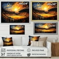 thumbnail image 4 of Designart "Illuminated Roar Of The Crowd" Stadiums Floater Framed Canvas Art Print, 4 of 5