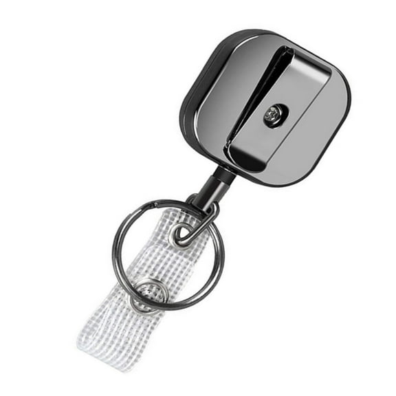 RUISINERY Heavy Duty Retractable Carabiner Keychain With Steel Wire For Badge Holders And Key Cards Easy Access Secure Attachment
