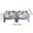 Blue, variant on GFHFHITJ Cat Food & Water Bowl, Elevated Iron Double Tilted Dishes Set of 2, Modern Pedestal Design with Non-Slip Base, Whisker-Friendly for Cats & Small Dogs