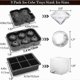 thumbnail image 5 of Set Of 3, Ice Cube Tray With Lid Refrigerator Silicone Ice Cube Mold, 6 Ball Ice Cube Tray, 4 Diamond Shaped And 6 Ice Trays, Reusable Whiskey Ice Mol, 5 of 5