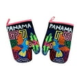 thumbnail image 3 of Mola Handmade Panamanian Pot Holder Set by Guna Women-I, 3 of 14