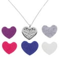 thumbnail image 2 of 1 Juego de collar difusor de aceites esenciales decorativo con colgante de Aroma en forma de corazón para mujer, 2 of 9