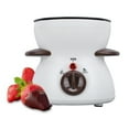 thumbnail image 1 of Mini Electric Fondue Pot Set, Plastic Iron Chocolate Fondue Set 200ml Capacity Easy To Clean  for Party US Plug 110V,EU Plug 220V, 1 of 7