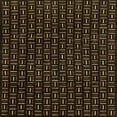 thumbnail image 1 of Ahgly Company Machine Washable Indoor Square Abstract Red Brown Area Rugs, 3' Square, 1 of 1
