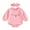 Pink, variant on Baby Girl Valentine Day Outfits 3M 6M 12M 18M Long Puff Sleeve Heart Letter Print Romper with Headband Set Infant Clothes