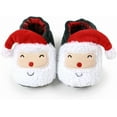 thumbnail image 3 of Christmas Baby Booties, Cozy Fleece Infant Girl Boy Slippers, Soft Baby Shoes with Gripper Soles, Winter Warm Infant Newborn Crib Sock Shoes First Walkers Birthday Shower Gift, 3 of 7