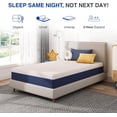 thumbnail image 4 of 6 Inch Twin Size Mattress for Kids, Gel Cooling Memory Foam Mattress in A Box, Medium Firm Feel for Back Pain Relief, CertiPUR US Certified, 4 of 6