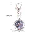 thumbnail image 4 of SHISUYAN Keychain Pocket Watch Quartz Watch Large Number Couples Watch for Children Men Couples (Black）, 4 of 8