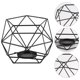 thumbnail image 1 of Moluckfu De Hierro Geométrico Negro Para Decorativo Y Resistente Para El Hogar, 1 of 8