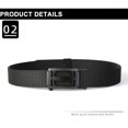 thumbnail image 3 of Men Belt Nylon Belt Webbing Canvas Outdoor Web Belt with Plastic Buckle, 3 of 6