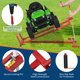thumbnail image 2 of Garvee Gato elevador para cortacésped, capacidad 880 lb, para cortacésped de asiento, giro cero, tractores de jardín, mango de doble potencia con manivela manual, soporte plegable telescópico, 2 of 8