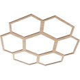 thumbnail image 2 of 32"OD x 13 5/8"ID x 1/4"T Florin Wood Fretwork Pierced Ceiling Medallion, Alder, 2 of 3