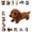 C#2, variant on DIY Animal Beading Kit, Cute Bead Craft Animal Set with Colorful Beads and Instructions, Handmade Creative Jewelry Art Craft Kit, DIY Animals Beadwork Craft Kits for Adults(K)