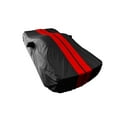 thumbnail image 6 of C6 Corvette Indoor/Outdoor Car Cover - Ultraguard Plus 300 Denier for 2005-2013 Base, Z51, Grand Sport, Z06, ZR1 Black with Red Stripes, 6 of 7