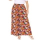 thumbnail image 1 of Pantalones Palazzo de Mujer Plus Size con Estampado Floral y Pierna Ancha Agnes Orinda, con Cintura Frontal y Bolsillos, 4X Negro Rojo, 1 of 8