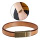 thumbnail image 3 of Brazalete Envolvente Yinane Pulsera para Hombre Marrón Claro 20.5cm, 3 of 8