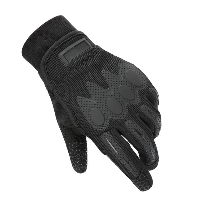 Guantes tácticos a prueba de frío, de dedo completo, para deportes al aire libre, para montar a caballo, con pantalla táctil, de color negro, para hombre, para invierno