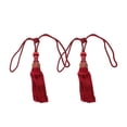 thumbnail image 4 of Curtain Tiebacks Handmade Decorative Curtain Holdbacks Rope with Tassel Curtain Pendant Rope Adjustable Ties Door Curtain Decorative, 4 of 4