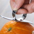 thumbnail image 4 of 2Pcs 2026 New Upgraded Stainless Steel Orange Peeler,Multi-function Orange Pomelo Opener for Orange Ring Peeling,Portable Kitchen Gadget for Peeling, 4 of 8