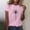 A19 Pink, variant on Graphic Tshirts for Women Graphic T Shirt Short Sleeve Making A Wish Floral Tops Casual Summer Round Neck Shirts Vintage Botanical Nature Print Loose Fit Everyday Basic Tees