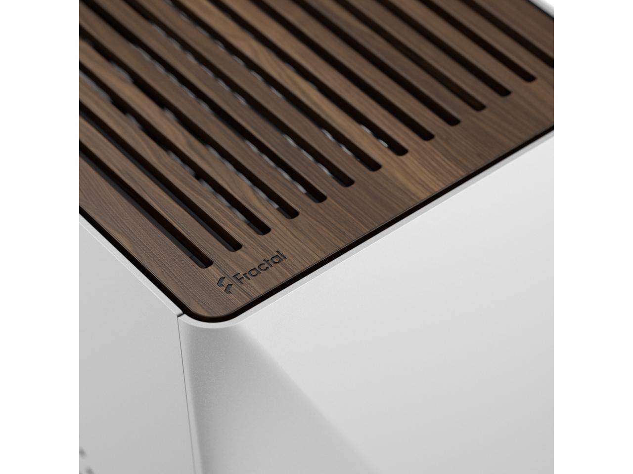 Fractal Design Era 2 Silver Anodized Aluminum/Steel Mini-ITX Compact Small Form Factor PC Case