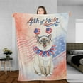thumbnail image 3 of 4th of July Ragdoll Celebrates Independence Day Cozy Fleece Blanket Cat Lover Kitten Owner Gifts Idea Warm Soft Throw Blanket - 12010, 3 of 5