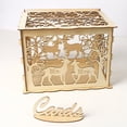 thumbnail image 4 of DIY Wedding Card Box Rustic Wood Card Box Gift Card Holder Card Box For Weddings Baby Showers Birthdays Graduations, 4 of 8