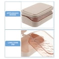 thumbnail image 5 of HOOWIFFY Pink ABS Soap Box Holder Container 1Pcs for Bathroom and Kitchen with Simple Look Design, 5 of 8