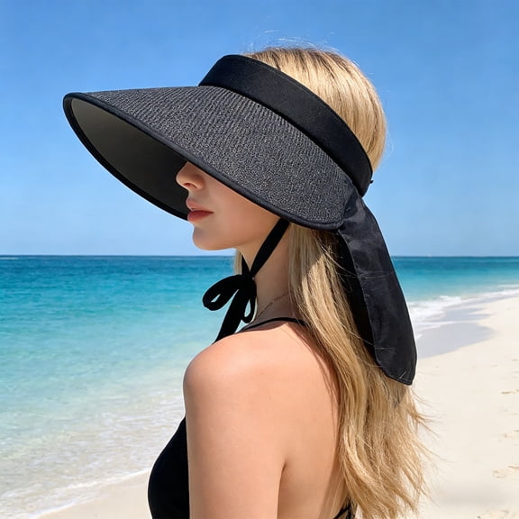 WKSCLPAI Wide Brim Sun Hat – UPF 50 Windproof Fisherman Cap, Breathable Outdoor Travel Hat, Adjustable Lightweight Summer Sun Protection for Hiking Beach