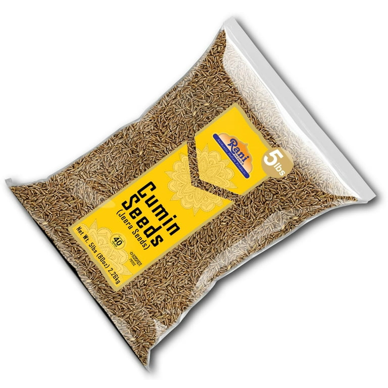 Rani Cumin Seeds Whole (Jeera) Spice 80oz (2.27kg) 5lbs, Bulk Pack ~ All  Natural, Gluten Friendly, NON-GMO, Kosher, Vegan