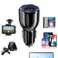 thumbnail image 4 of shyuyusa 72W Dual Type C Vehicle Fast Charger, High Power Quick Delivery Design, Stable Output Adapter, Modern Electronic Car Charging Accessory, 4 of 6