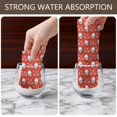 thumbnail image 4 of 2 Pcs Funny Kitchen Towels,Red Christmas Santa Pattern Microfiber Dish Towels,Kitchen Tea Towels,Kitchen Towel Set (18" X 26"), 4 of 7