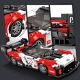 thumbnail image 3 of Sports Car Building Set, MOC Racing Car Model Kit, Cool Collectible Cars Toys Gifts for Adults and Teens Age 14+ (346 Pieces), 3 of 6