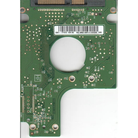 WD1600BEKT-66A25T1, 2061-771672-E04 AC, WD SATA 2.5 PCB