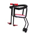 thumbnail image 3 of Silla de bicicleta para montada en la parte delantera con pedales con pasamanos Silla de bicicleta para bebés roja Rojo shamjiam Asiento de montaje delantero de bicicleta, 3 of 8