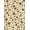 Brown Beige Cream, Pattern 1, variant on ODIKA Tattoo Spotted Vintage Leopard Southwestern Cave Shaped Tiger Flowing Dynamic for Dorm Room, Small Living Apartment, Stain Resistant Low Profile