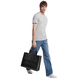 thumbnail image 3 of Bolso de mano Tote Michael Kors Cooper en relieve color negro, 3 of 4