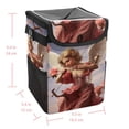 thumbnail image 5 of Cupid Foldable Car Trash Can with Lid, Leak-proof and Hanging Storage Bag - Car Trash Bin for Convenient Use, 5 of 6